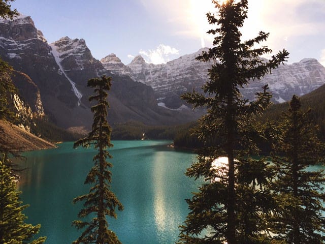 Paisaje natural en Canadá
